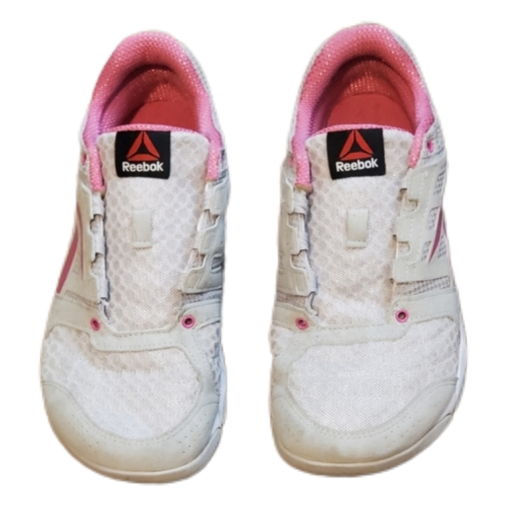 Reebok Gray And Pink Sneakers Size 8